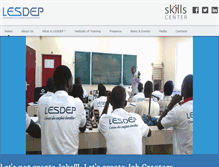 Tablet Screenshot of lesdep.com